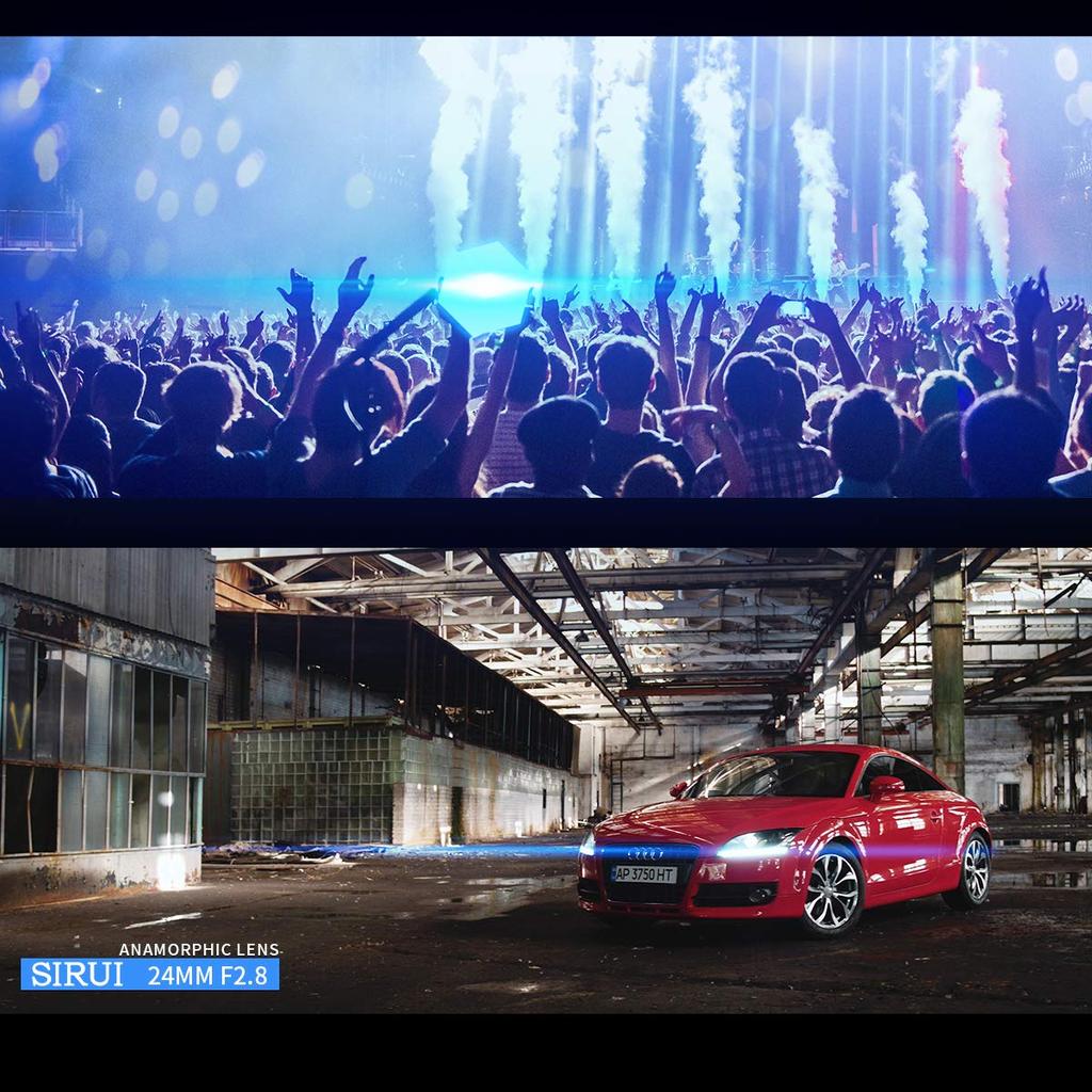 SIRUI 24mm Anamorphic Lens Camera Lens F2.8 1.33X APS-C (MFT Mount)