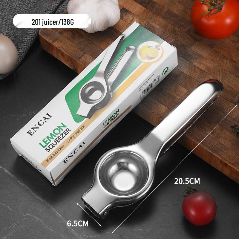 304 Stainless Steel Manual Lemon & Orange Juicer - Kitchen Press Squeezer