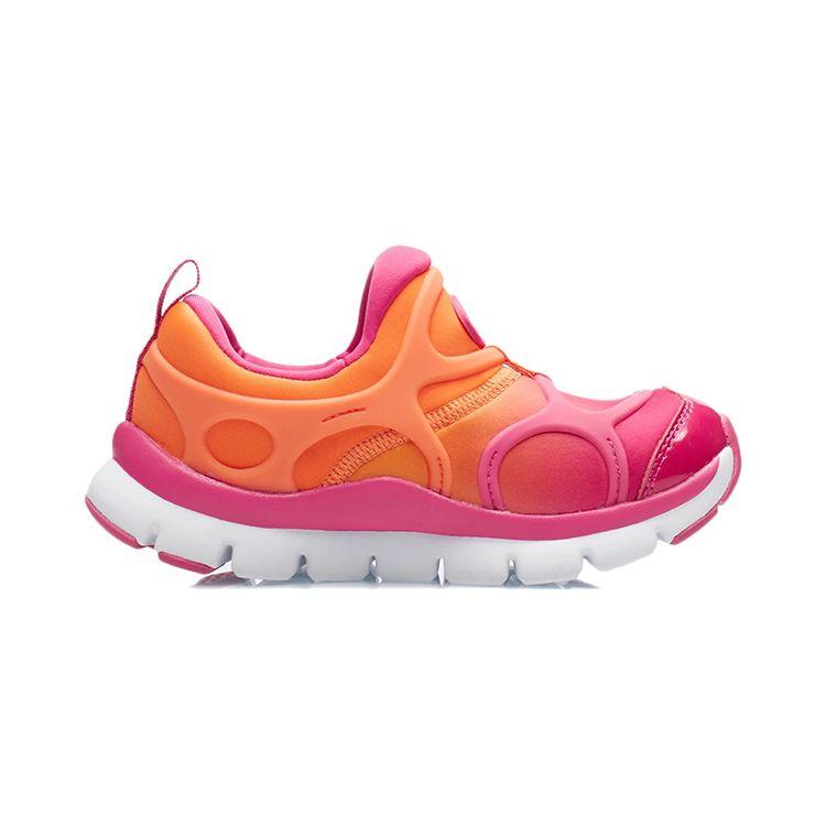 Li Ning Kids Sports Lifestyle Series Slip-On Non-Slip Shock Absorbing Wear-Resistant Breathable Lightweight Low-Top Running Shoes YKAP154-42