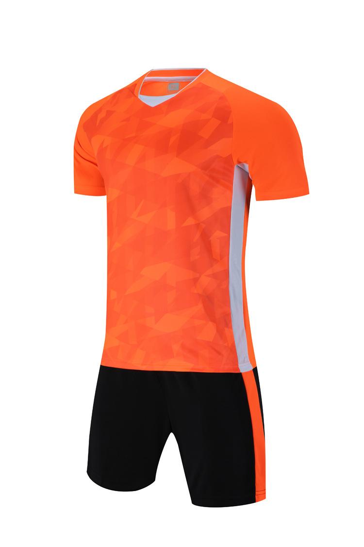

Soccer Uniform Set Male Printed Adult Children Soccer Sportswear Competition Team Uniform Jersey Soccer Shirt Soccer Clothes 3xl (men s 185-190) помаранчевий