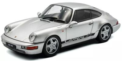 SOLID O 1/43 Scale Porsche 911 (964) RS 1994 Silver Finished Product S4312904
