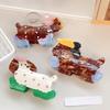 Cartoon Dog Shaped Hair Clip Claw Strong Grip Barrettes Trendy Hair Accesories for Gym Workouts and Casual Outings