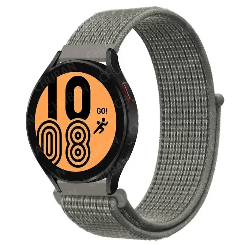 20mm/22mm Nylon Loop For Samsung Galaxy Watch 7/6/4/Classic/3/5/pro/Active 2 Sport Breathable Band Huawei Watch GT 4-3-2e Strap