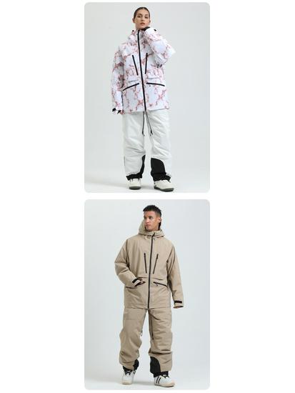 Men's and Women's Winter Ski Suit: Warm, Breathable, Waterproof, and Windproof for Outdoor Snowboarding and Sports.