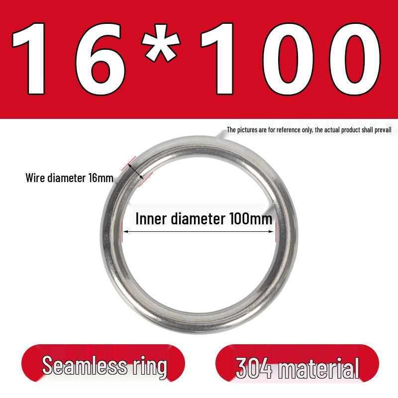 Stainless Steel Seamless O-Ring: Corrosion-Resistant Accessory for Handbags and Pet Gear