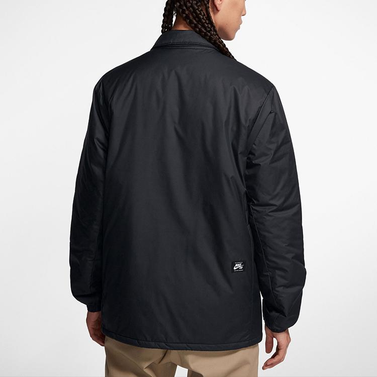 Nike SB Casual Sports Skateboard Warme Jacke Herren Oberbekleidung Schwarz CD8810-010