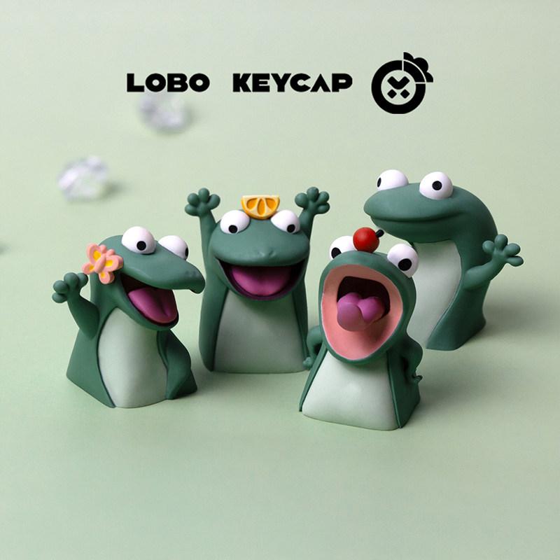 Lobo Keycap 3d Anime Lizard Resin Replaceable Esc Animated Film Keycap Custom Personalized For Mechanical Keyboard Decoration