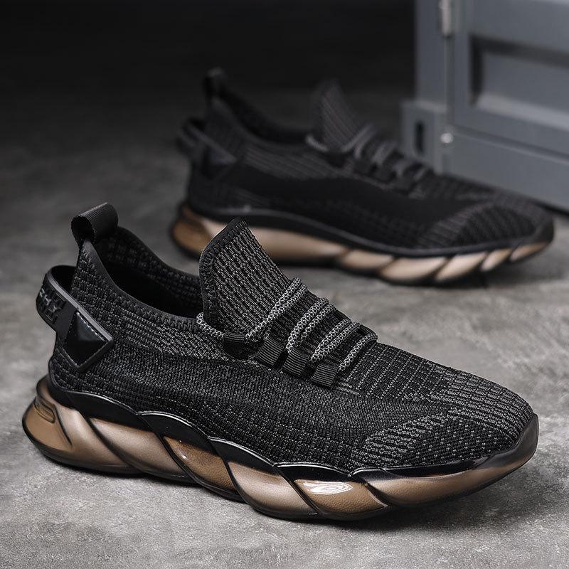 Men's shoes summer 2025 new breathable fly-woven mesh shoes coconut shoes sports versatile casual shoes men's tide