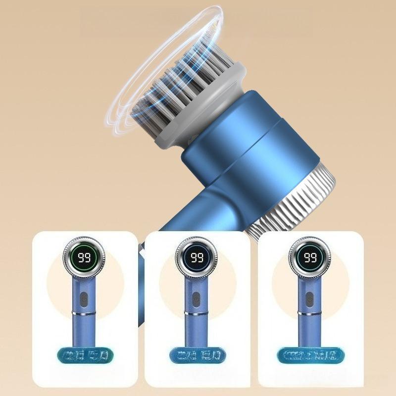 1Pc Multifunctional Electric Cleaning Brush, Household Toilet Cleaning Tool, Handheld Kitchen Cleaning Brush, Wireless Convenient Dishwasher
