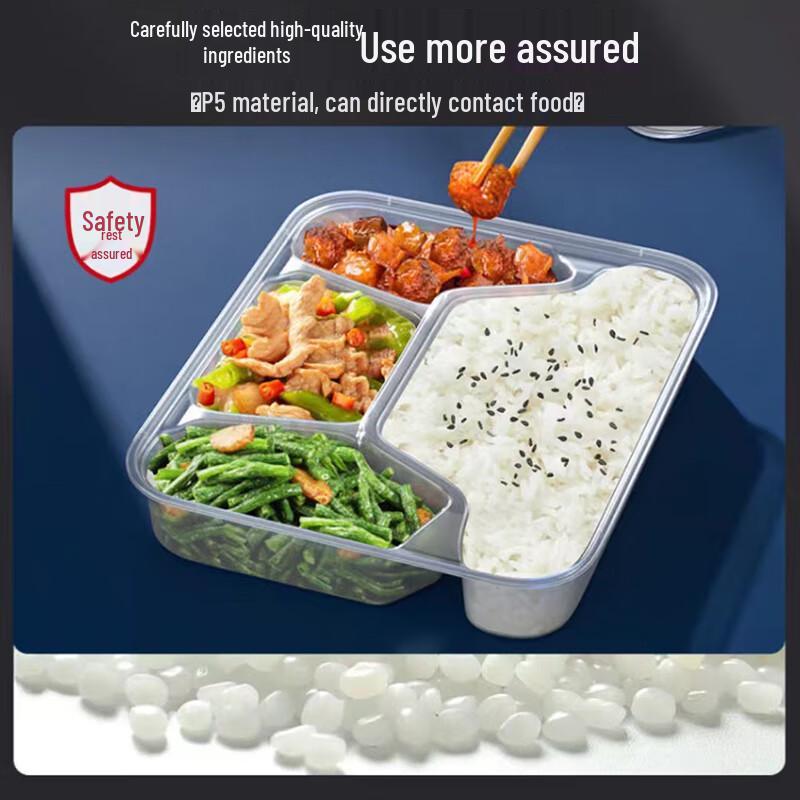 Aoran Disposable Compartmented Meal Box