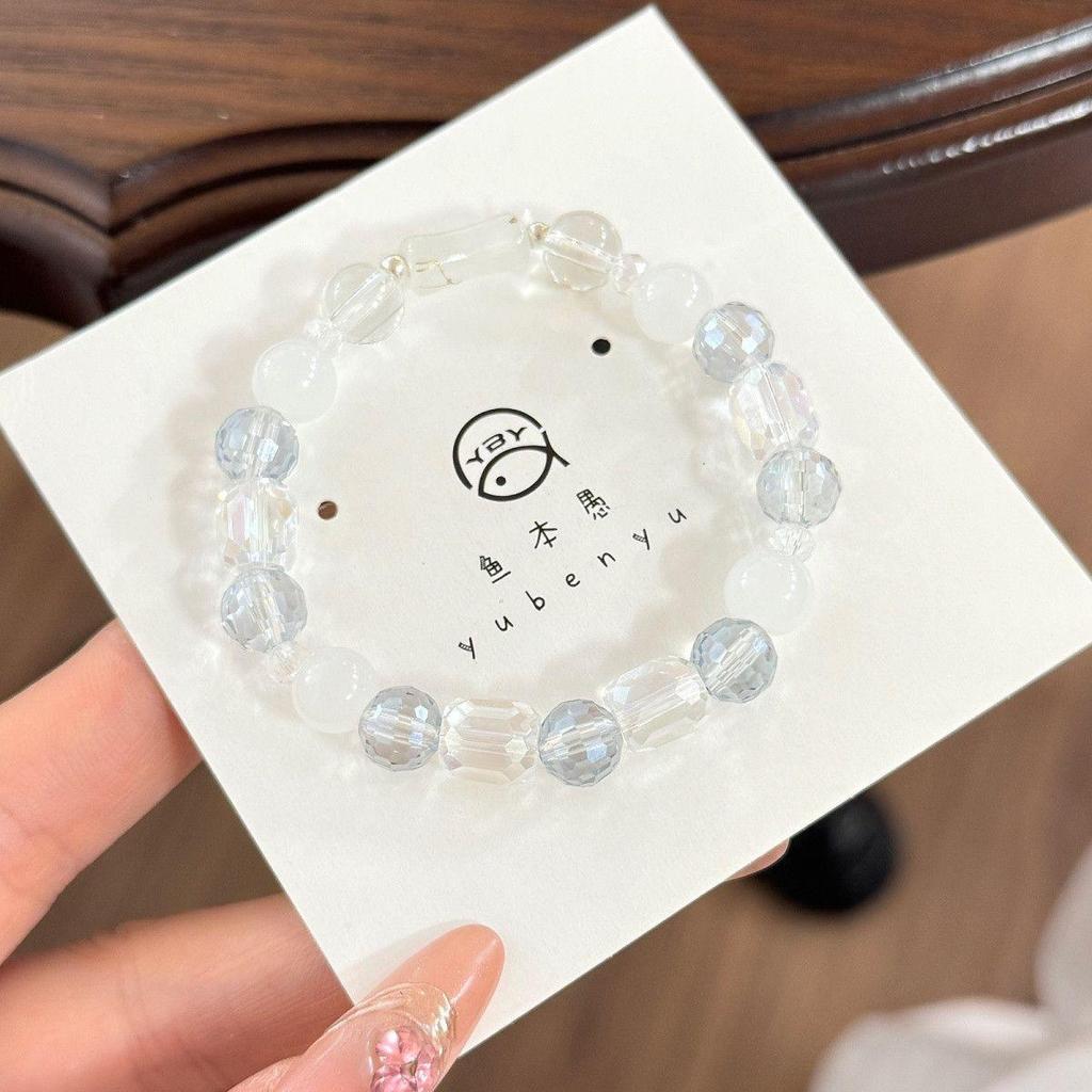 Trendy Pearl & Bead Bracelet: High-End Retro Design, Versatile for Women & Couples