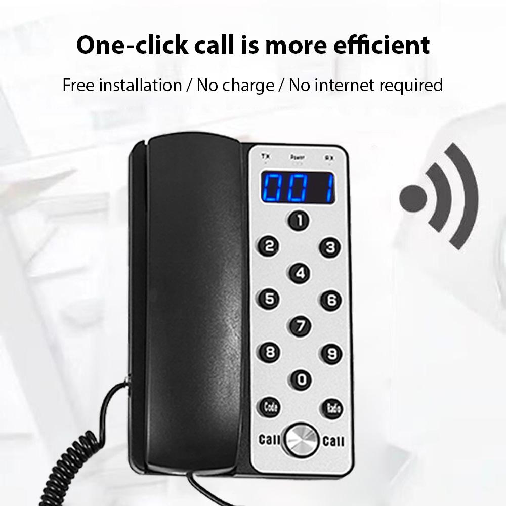 Wireless Intercom Phone Extension Supports Multiple Devices Adjustable Volume Wireless Intercom System