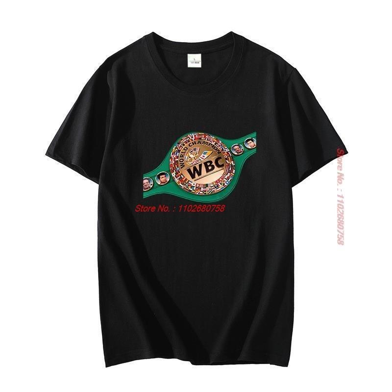 Bokskampioenen Van De Wereld Wbc Canelo Alvarez Kampioenen Grafische T-shirts Zomer Oversized Katoenen T-shirt Unisex Kleding