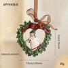 Colorful Retro 3D Resin Bell Pendant for Christmas Tree Decoration