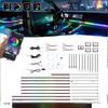 22 in 1/18 in 1/10 RGB Car Ambient Light Kit Fast Delivery Symphony Car LED Lamp with Optical Acrylic Strip for Car Interior
