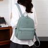 Damen Rucksack Nylon Studenten Schultasche Leicht Einfarbig Reise Rucksack