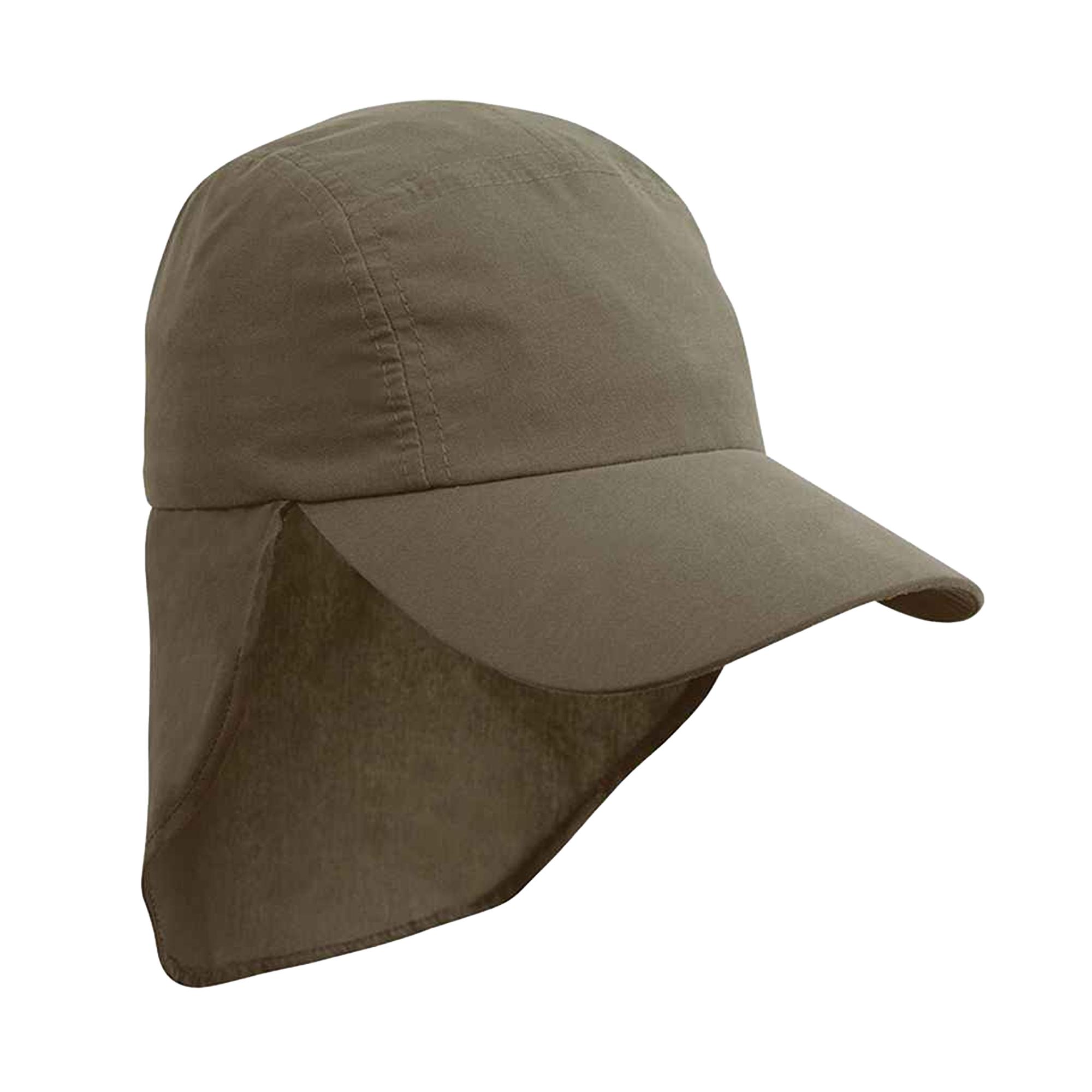Result Headwear Unisex Volwassen Legionnaires Cap One Size donker olijfgroene kleur