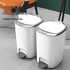Extra-Large Odor-Proof Foot Pedal Trash Can 2025 - Perfect for Bathroom, Kitchen, Bedroom, or Living Room