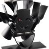 Stove Fan 6 Blade Mini Fireplace Fan Heat Powered Wood Stove Fan