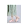 Pansy 9370J Pansy Room Shoes, Made In Japan, Women's, Hand-Knitted Footbed, Size L, Black