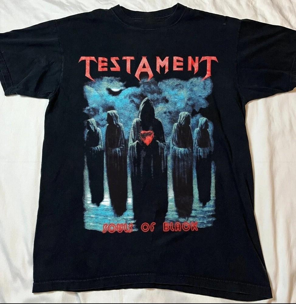 Testament Souls Of Black aLBUM Cotton Black S234XL Unisex Shirt IA673 Unisex T-Shirt XXXL