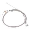 Throttle Cable Stainless Steel Adjustable High Strength Rustproof Universal Fit for Most Accelerator Pedals