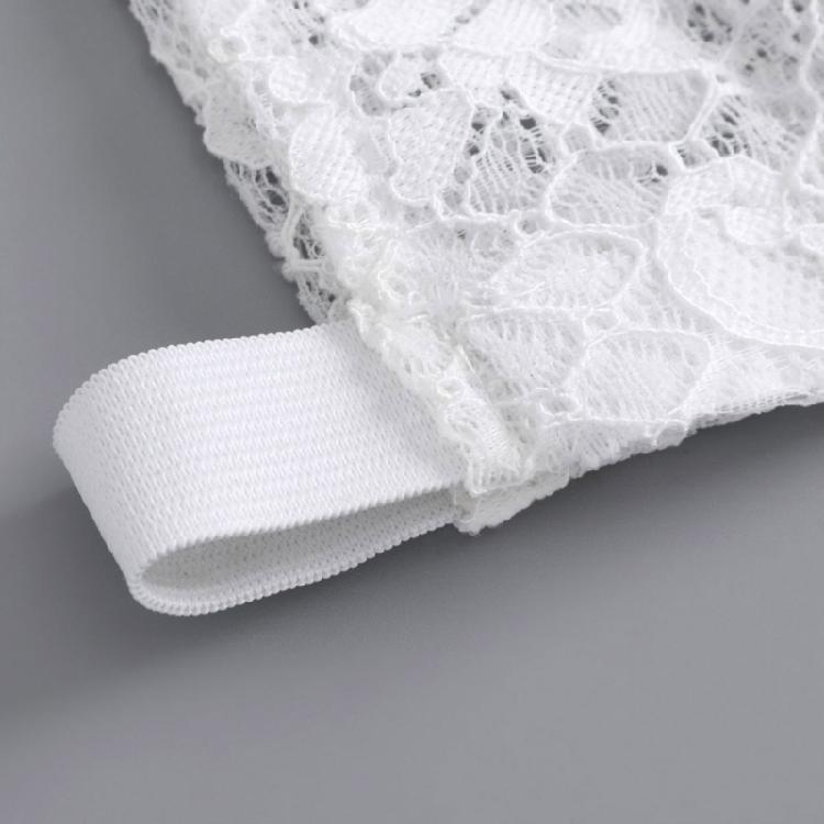 Odpinany fałszywy kołnierzyk Dziewczęcy Pół-koszula Zapinana na guziki z żabą Łączenie z koszulą lub sukienką dla Lady Girl Półkołnierz koszuli