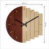 Fish Design 12 Inch Handcrafted Stylish Elegant Analog Wooden Wall Clock for Living Room Hall Bedroom Office Gifting Maple Wood