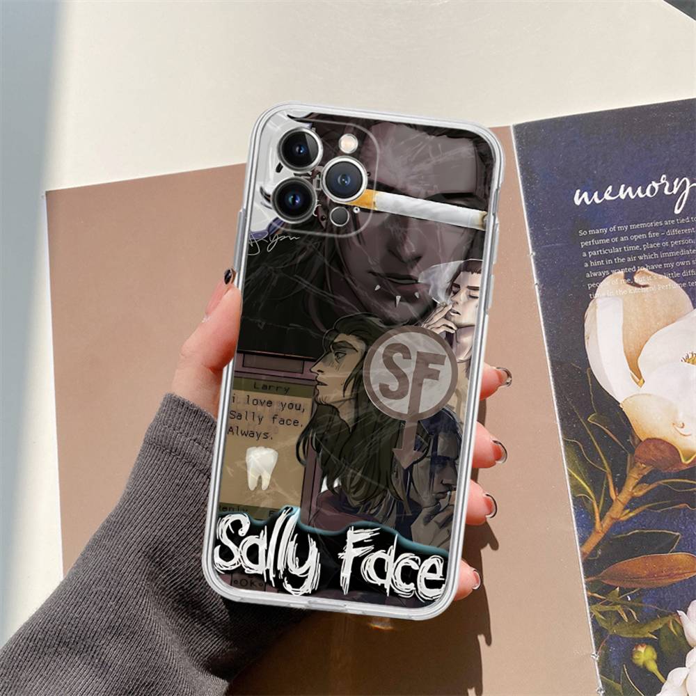 Horror S-Sally F-Face Suspense Game Phone Case For IPhone 17 16 15 14 13 12 11 Pro Max Plus Soft Cover Personalized DIY
