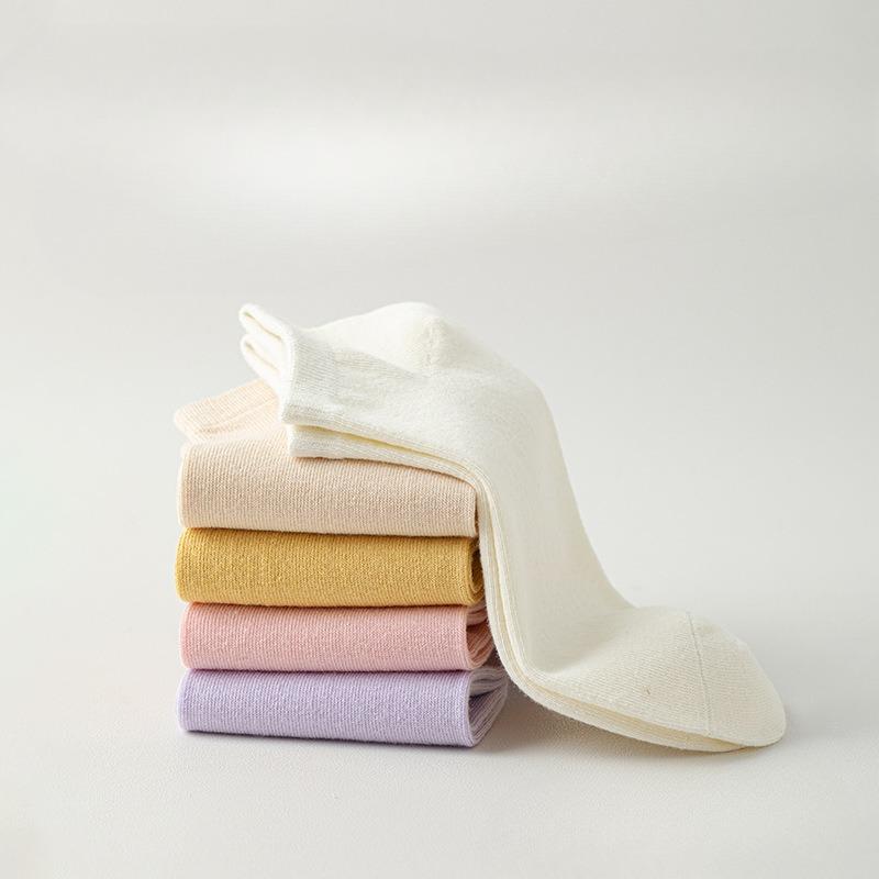 Summer Women's Thin Short Socks, Pure Cotton Sweat-absorbing Boneless Socks, All-cotton Women's Socks, Spring and Summer Candy-colored Socks