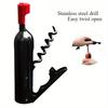 Red wine shaped bottle opener for beer versatile and portable