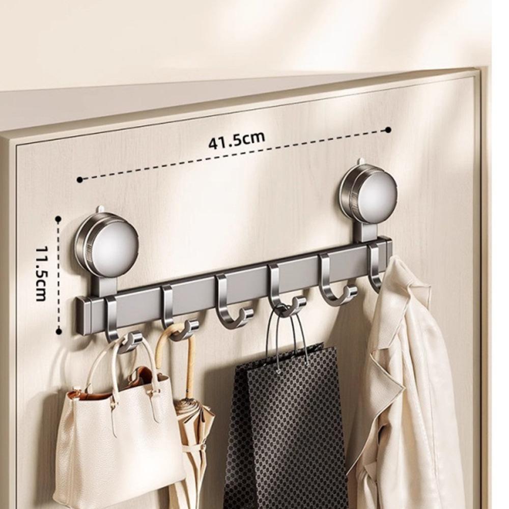 Aluminum Alloy Suction Cup Hooks Space Saving Towel Key Hangers Bathroom Clothes Hooks  Bathroom