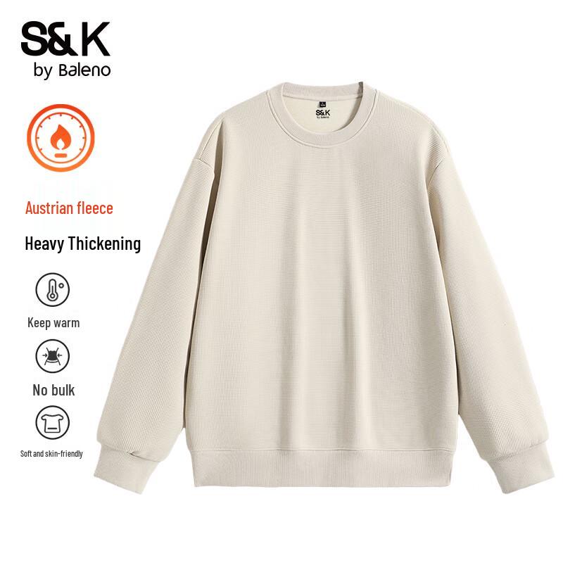 Baleno Men's S&K Series Winter Fleece Crew Neck Sweatshirt