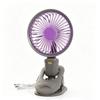 Portable Mini Bladeless Electric USB Rechargeable Three-Speed Handheld Fan with Clip for Outdoor Hotel Cars RVs & Household Use