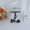 3pcs Iron Chain Candle Holders Sets Rustic Farmhouse Round Candle Holders with Iron Link Tabletop Candle Holders for Home Decor