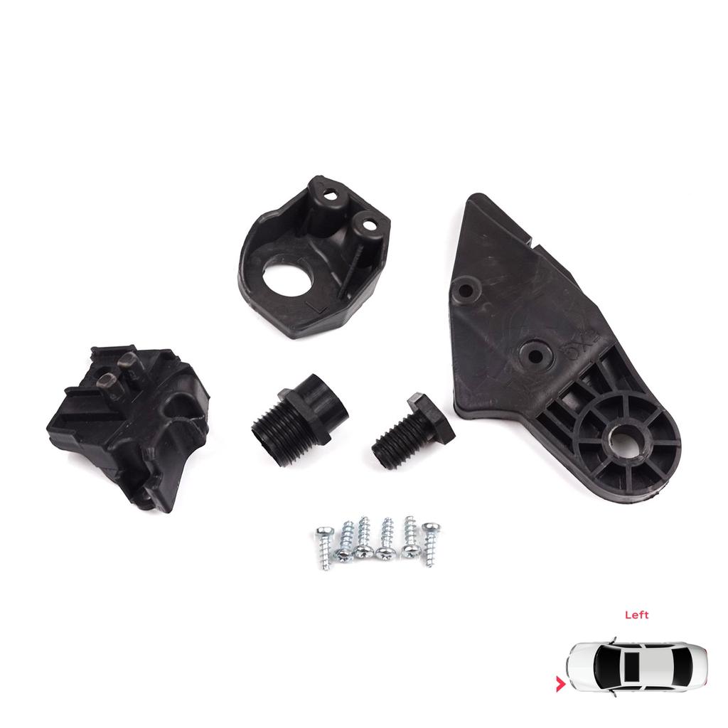 EHL514 Headlight Holder Mount Repair Bracket Tab Set Left Side for Mercedes C Class W204 S204 C204 2007-2014 CL203 A2048201114