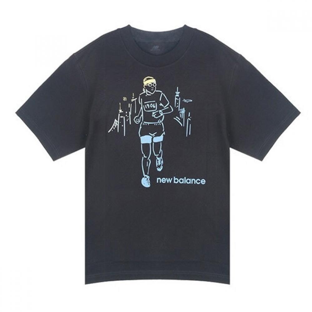 

New Balance Графическая футболка Uni Runner Nbnefcog53 19 090/size