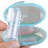 Soft Silicone Dog Toothbrushes Silica Gel Pet Finger Toothbrush with Box Dog Oral Care Tools Cat Cleaning Supplies