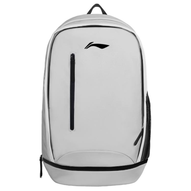Li Ning Polyester Backpack Large Unisex Antarctic Gray YBSU163-6 Large