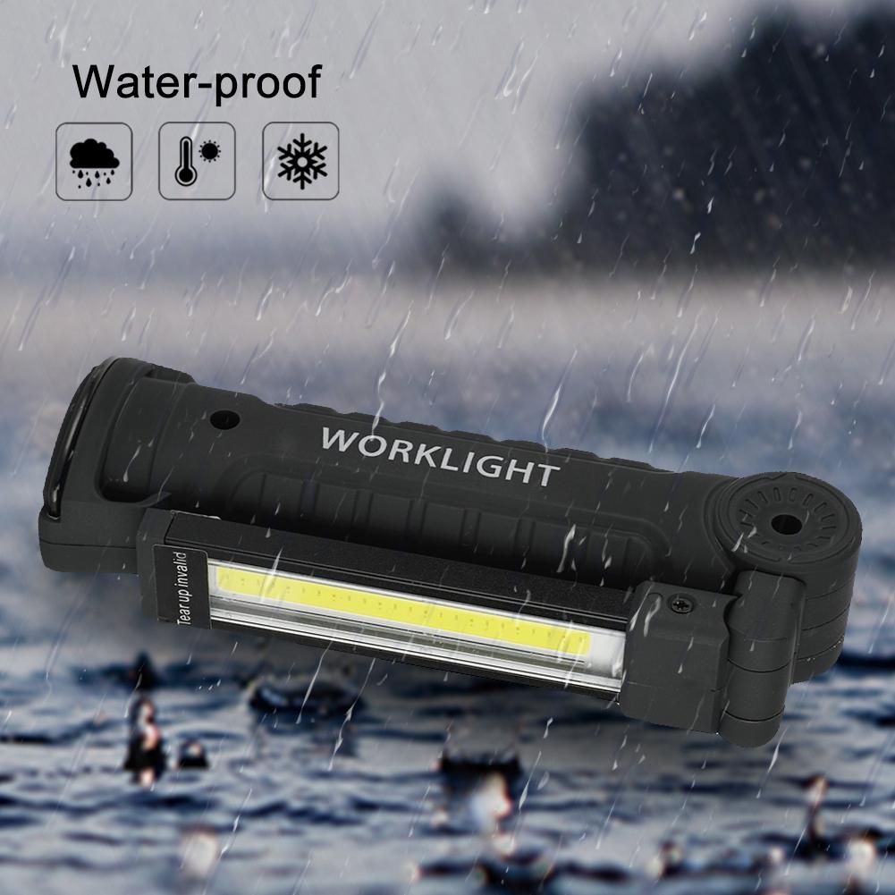 USB Charging Foldable COB Work Light LED Working Lamp with Magnet for Camping Emergency Large