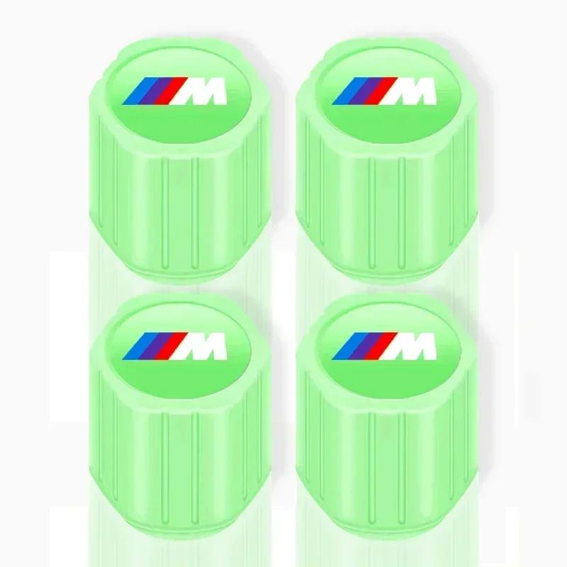 For BMW MINI 4Pcs Luminous Car Tire Valve Caps Badge Emblem Styling For MINI Cooper Fridge One S F56 R57 R58 R60 JCW Countryman