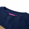 Knitted Pullover for Children Navy Blue 92/104/116/128/140