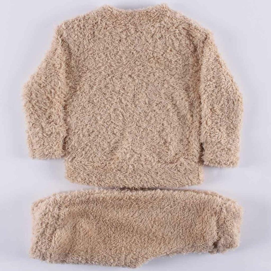 Beiges Auto-Teddybär-Welsoft-2-teiliges Plüschset