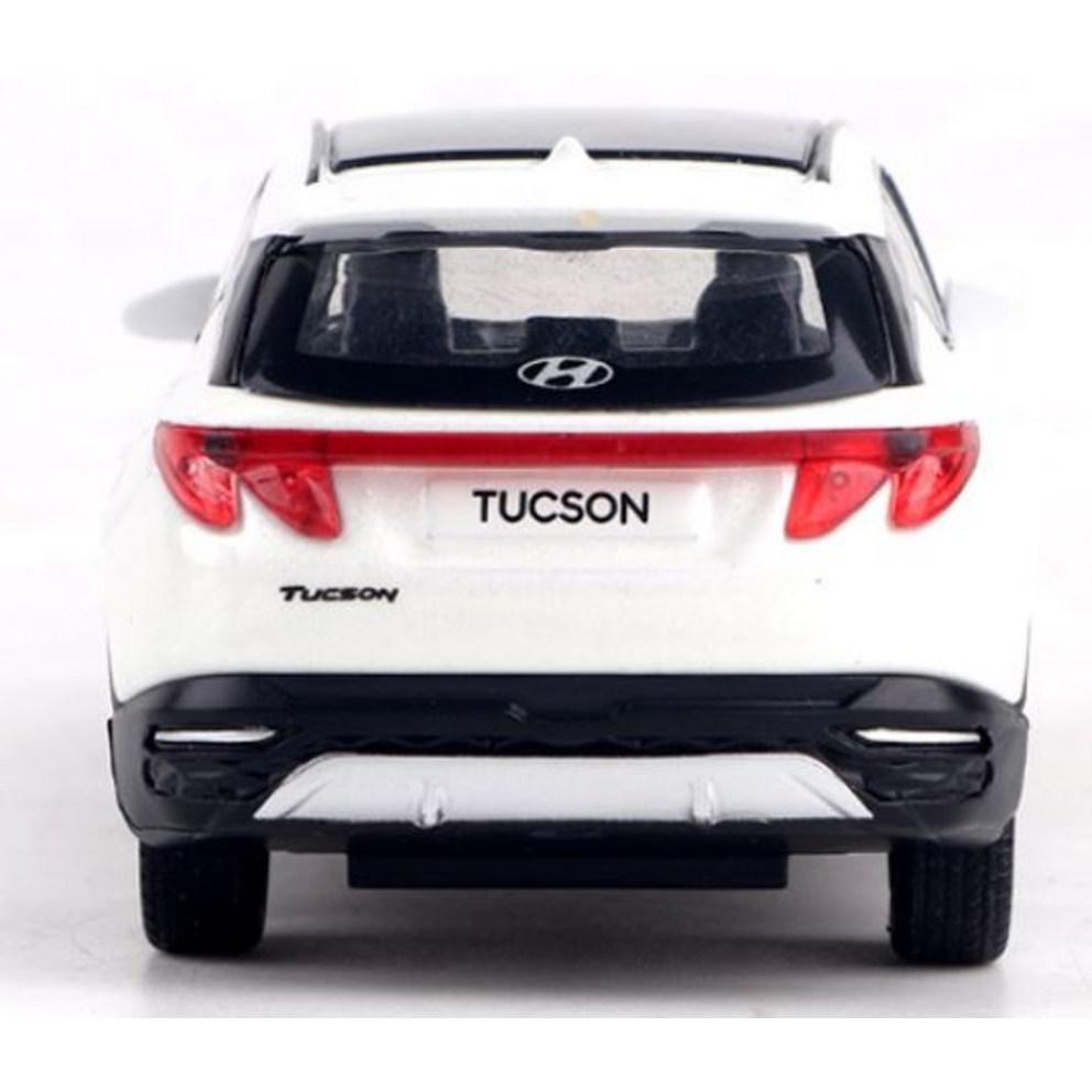 Hyundai Tucson 2020 Diecast Minicar - Cremeweiß Perlmutt Edition
