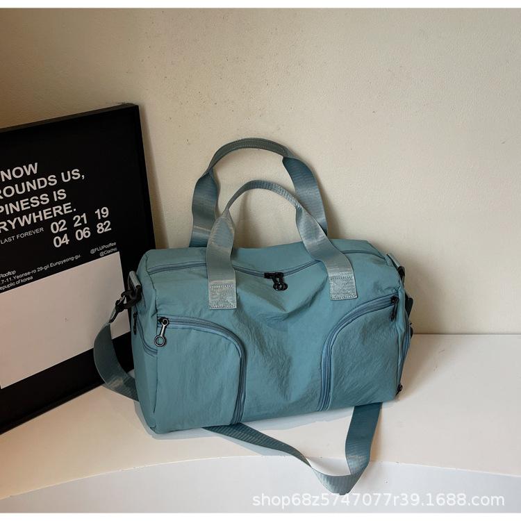 Japanese fashion one-shoulder travel bag color versatile men's and women's casual handbag 2025 new large-capacity crossbody bag