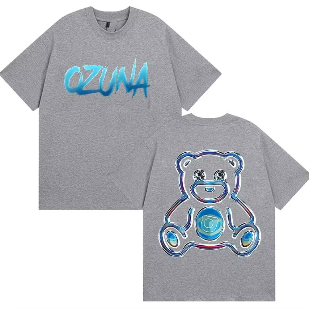 Rapper Ozuna Album 2025 Merch T Shirts Men's Women Fashion Retro O-Neck High Quality T-Shirt Casual Male Cotton Oversized Tshirt