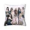 Federa Cuscino Kpop Girl B-Babymonster Stampa Poliestere Copricuscino Regalo Copricuscino da Divano Casa Cerniera 40X40cm