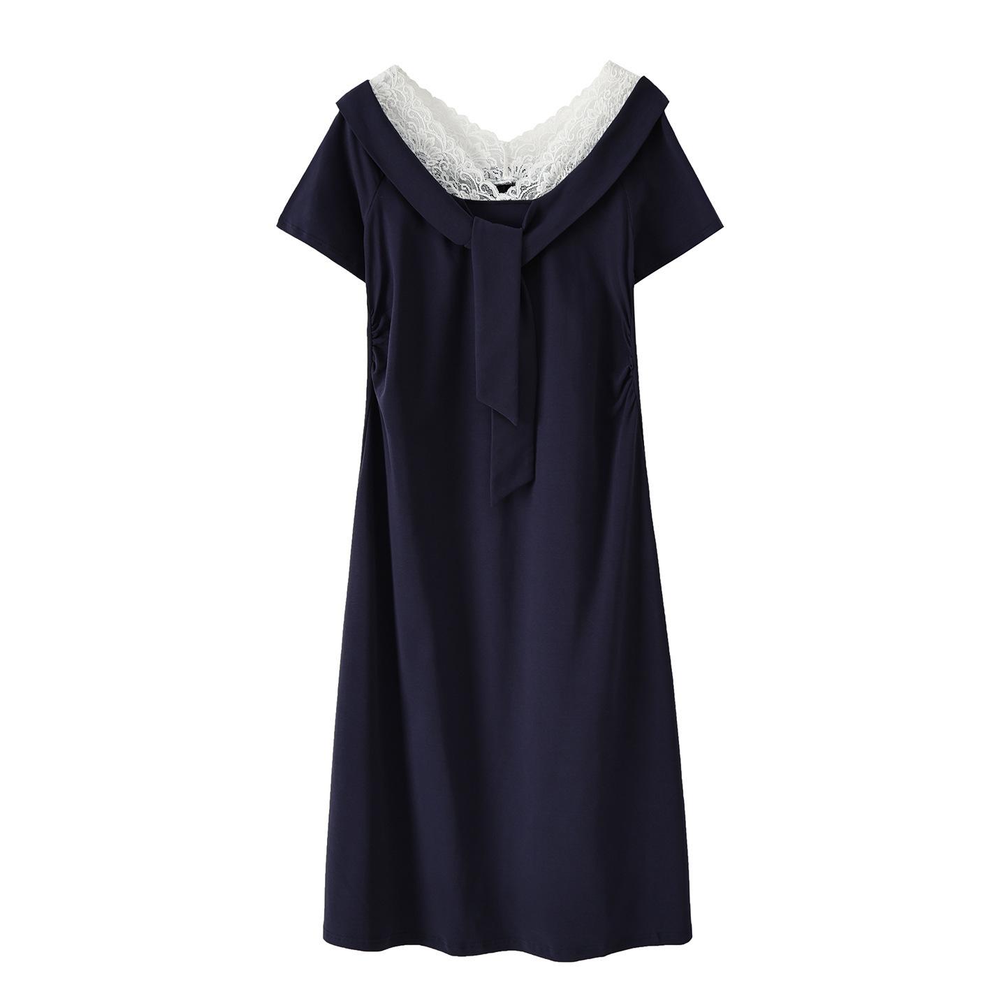 Elegant Waist-Cinched Slimming Dress - Spring 2026 Plus Size Women s French Banquet Style 224197 2XL (75-80 kg)