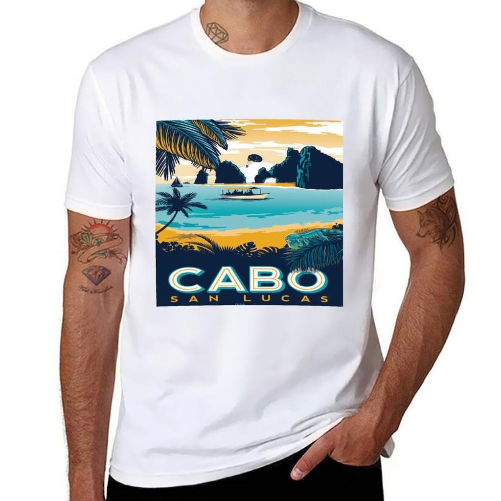 Cabo San Lucas T-Shirt cotton t shirt man t shirts cotton 100% funny t shirts man T-Shirt