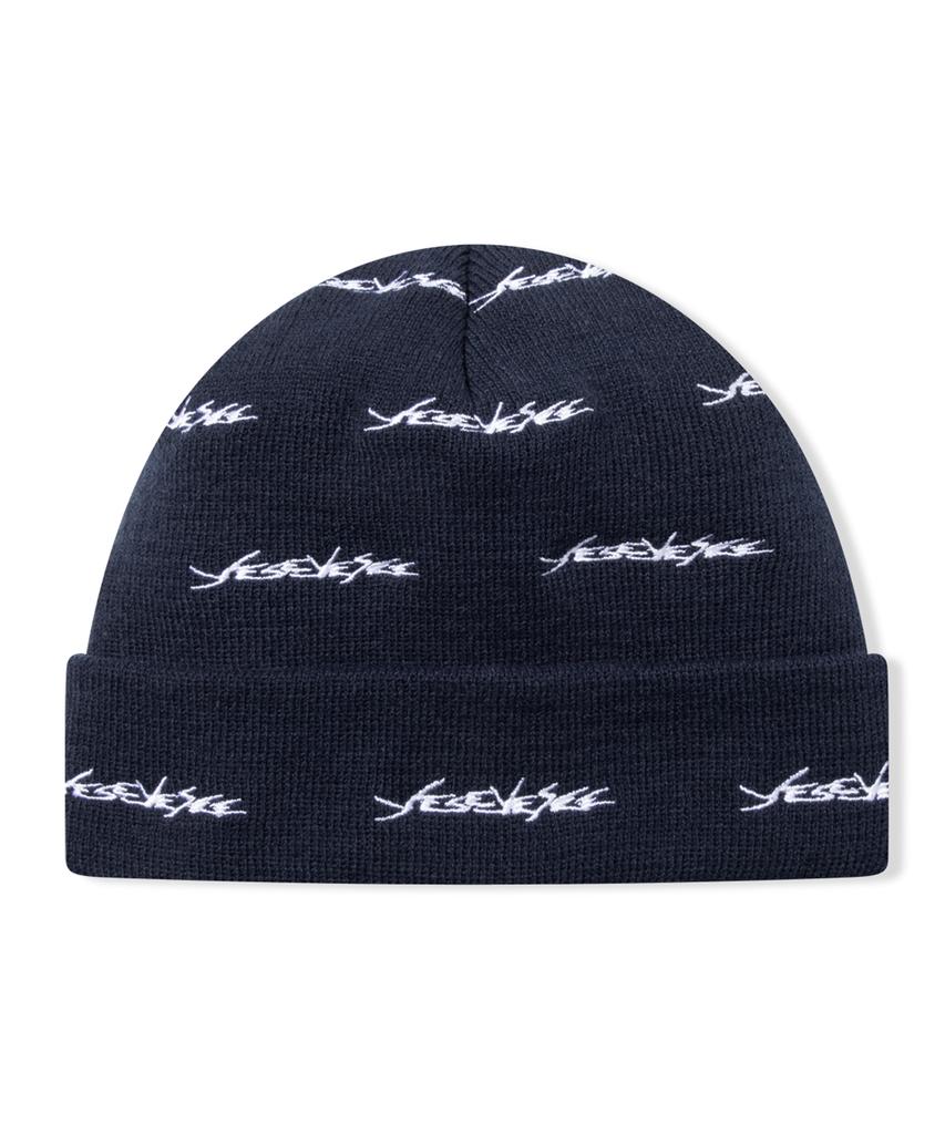 YESEYESEE Y.E.S Staff Beanie Navy
